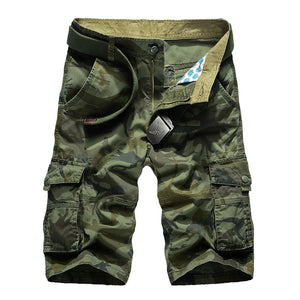 Camouflage Camo Cargo Shorts Mens