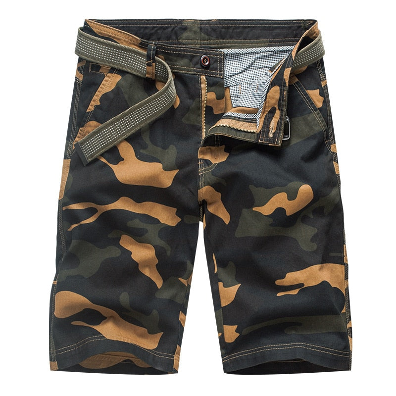 Camouflage Mens Military Cargo Shorts