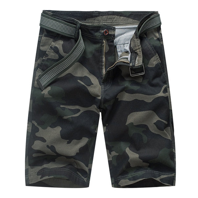 Camouflage Mens Military Cargo Shorts